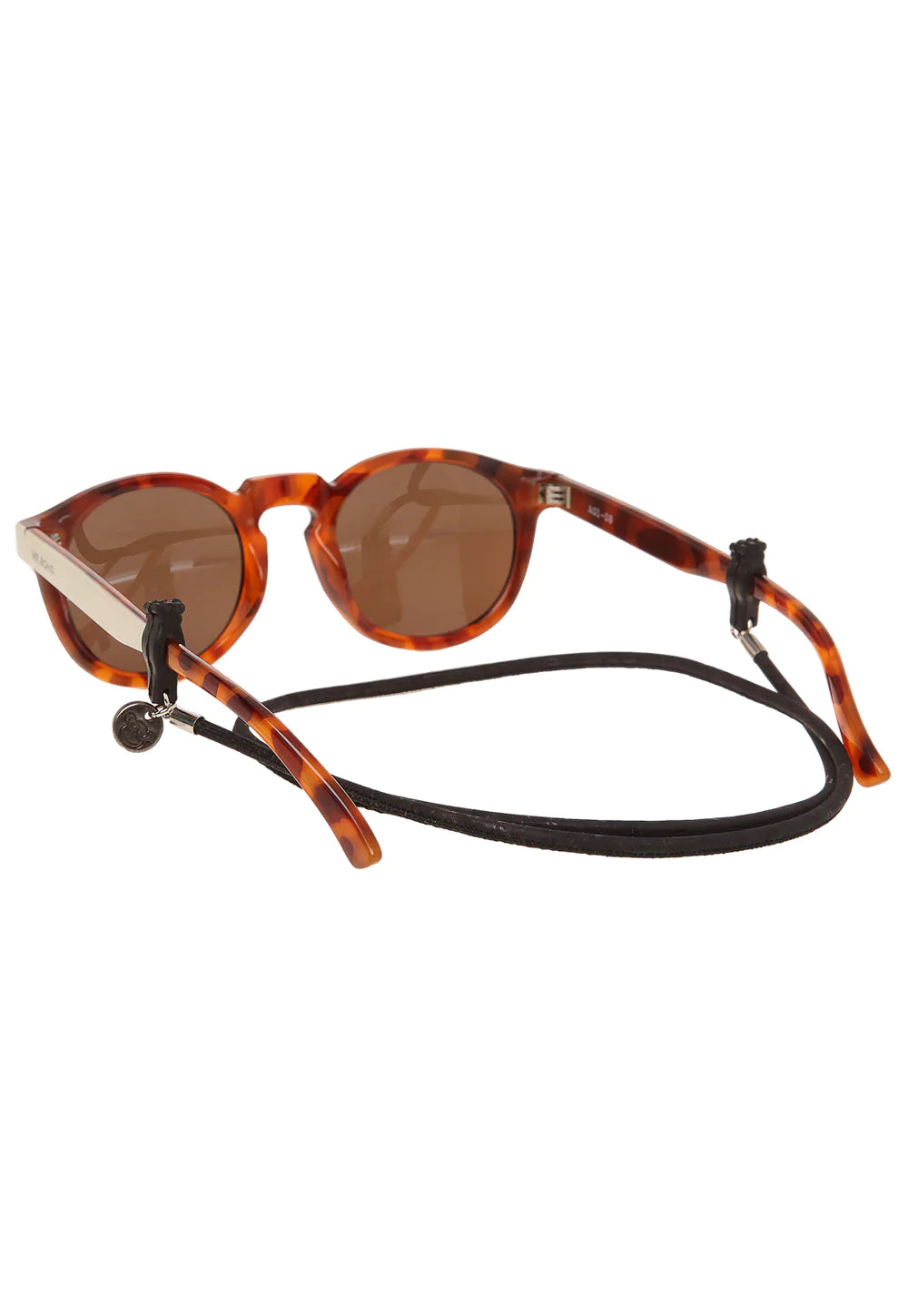 Cuelga Lentes Formal Cuero Alcornoque